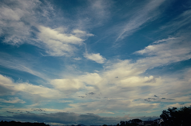 広がる空