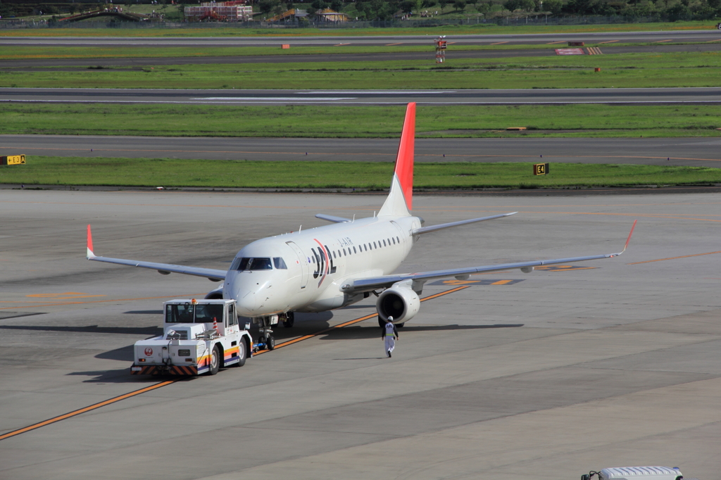 初めての飛行機
