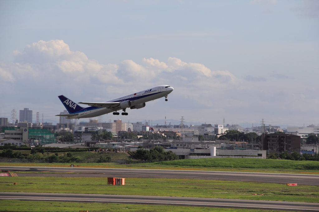 初めての飛行機