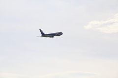 初めての飛行機