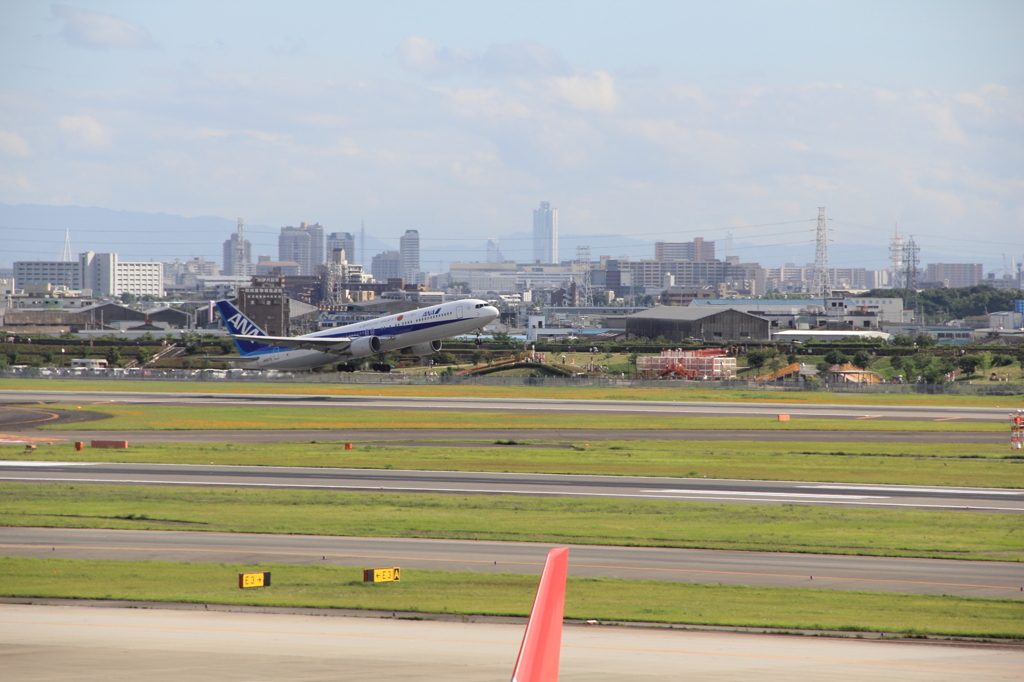 初めての飛行機