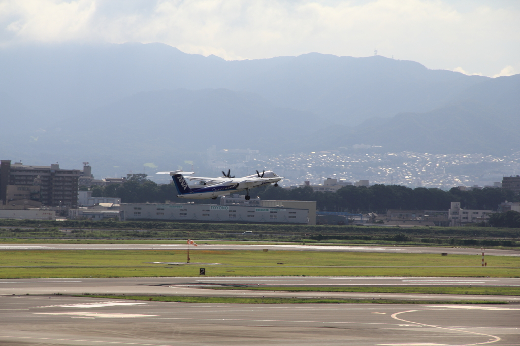 初めての飛行機