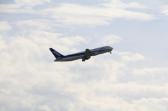 初めての飛行機
