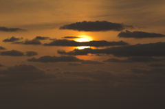 某日、日の入り。