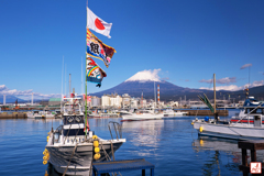 初漁からの帰航風景