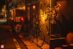 忘れられたチャリンコ