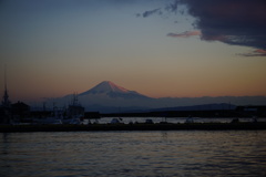 今朝の富士 2/8