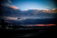 雲に覆われた霊峰(神隠し・・・)