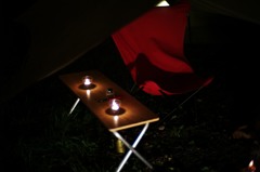 candle in camp