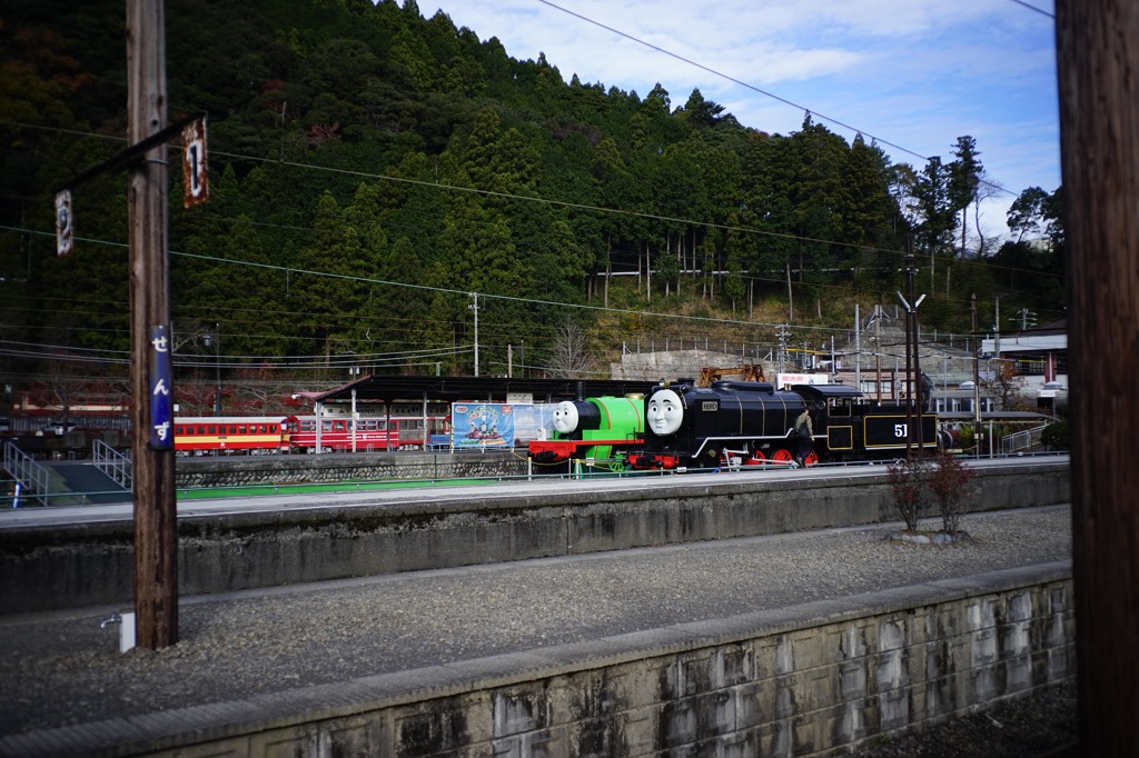 トーマスに逢える駅