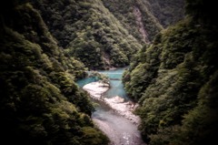 夢のつり橋　遠景