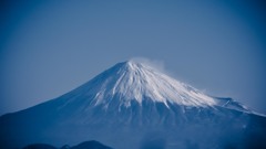 季節外れな富士