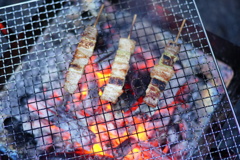 秋キャンプ BBQ