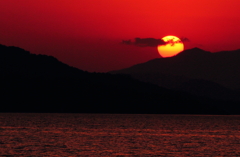 瀬戸内の夕焼け