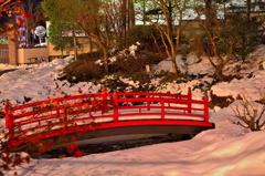 雪の橋