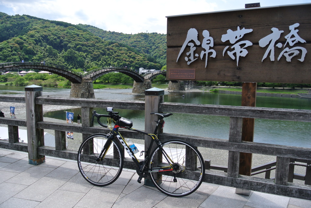 6年振りの錦帯橋は、晴れました。