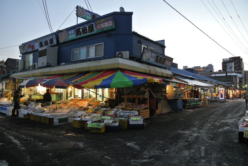 函館の朝市