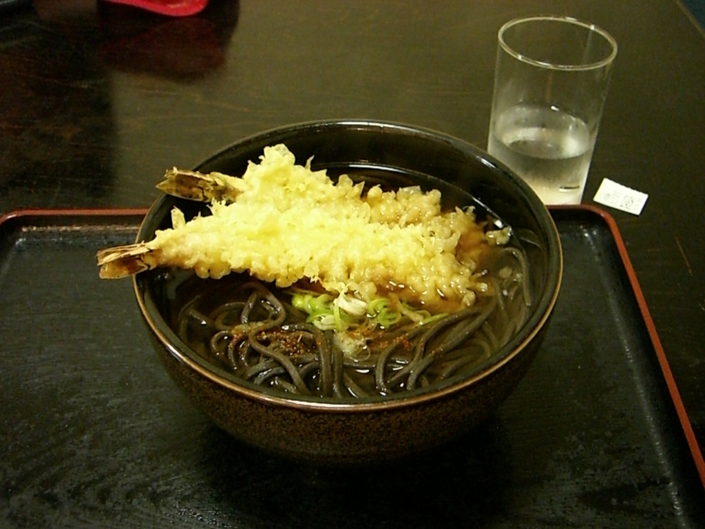 音威子府の黒いそば