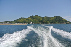 高速船からの景色