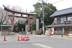 鷲宮神社と自転車