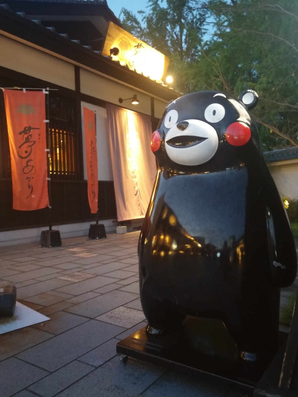 くまモンがお出迎え