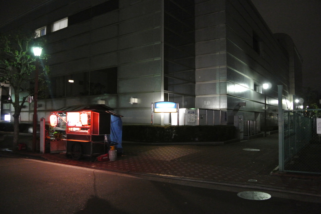 駅前の出店