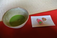 白雪楼でいただいたお茶菓子