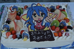 泉こなた誕生日ケーキ