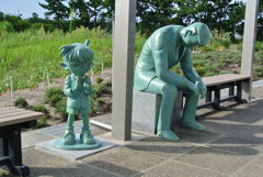 犯人を追い詰めている像(笑)
