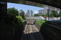 参宮橋から小田急を見下ろす