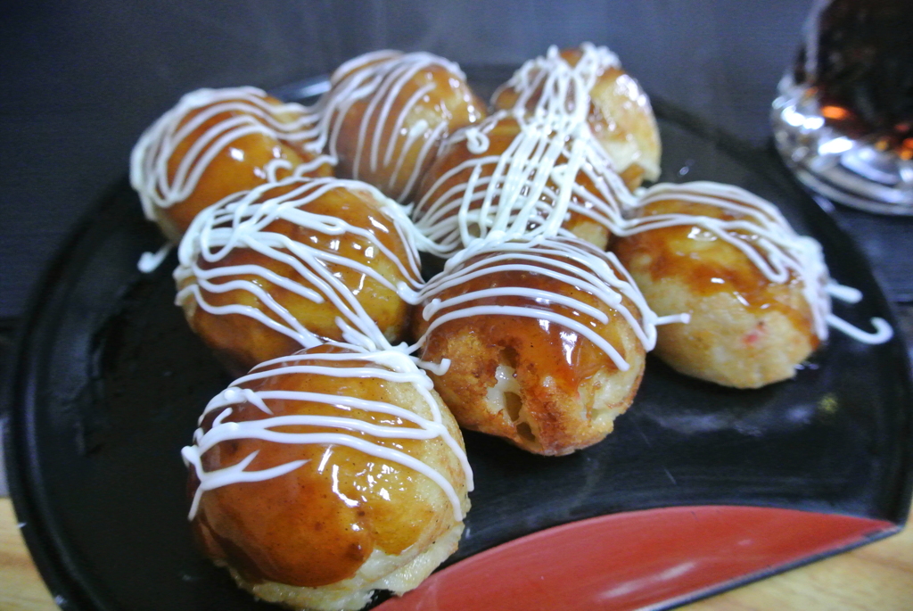 チーズ入りたこ焼き最高(*'▽')