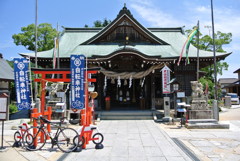因島にある自転車神社（大山神社）