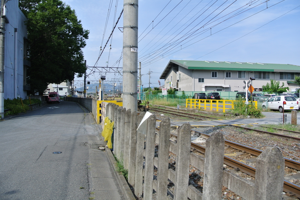 秩父駅近くの線路
