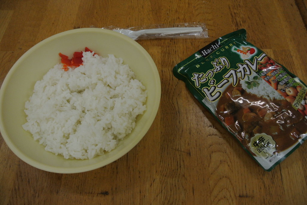 自動販売機のカレー