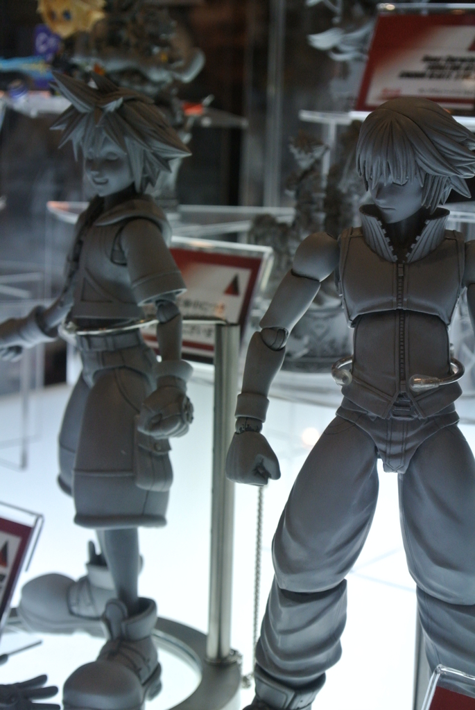 ソラとリクのフィギュアモデル