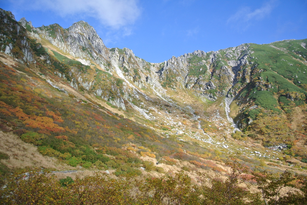 紅葉の千畳敷カール