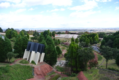 大垣の町並みが見える景色