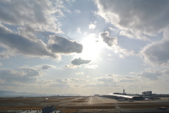 関空スカイデッキからの景色