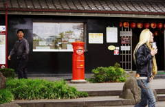 丸いポスト