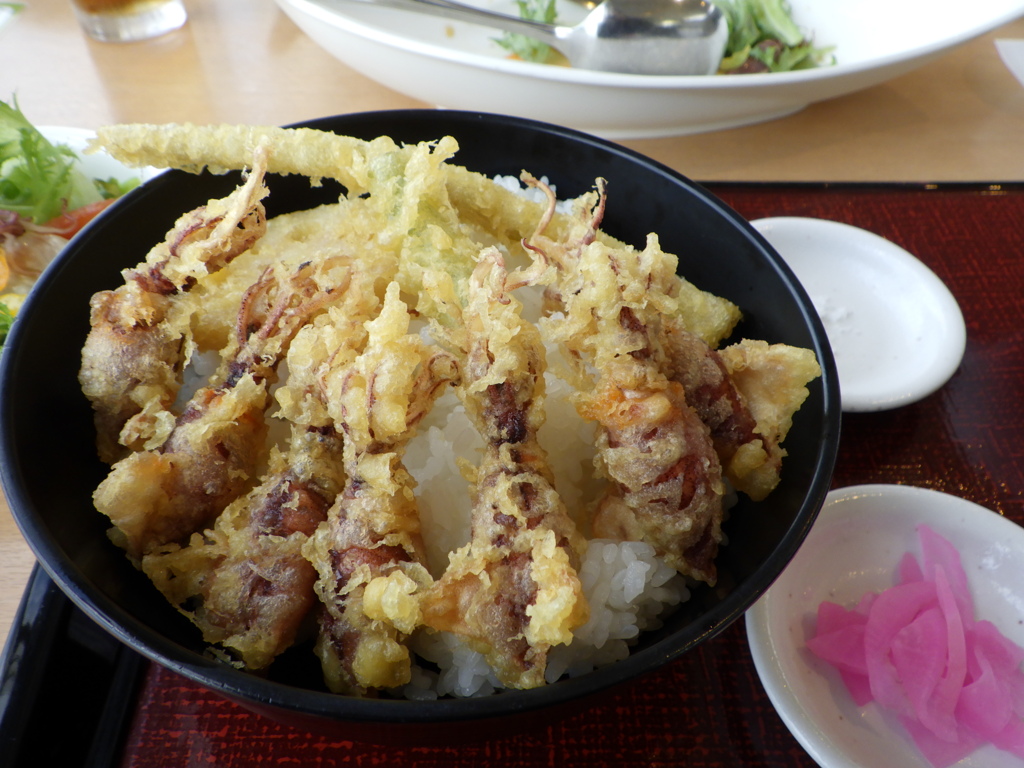 ほたるいかの天丼