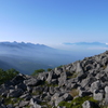 蓼科山頂から八ヶ岳方面