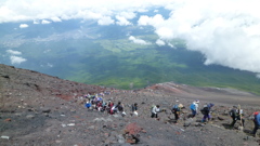 もうすぐ山頂だ