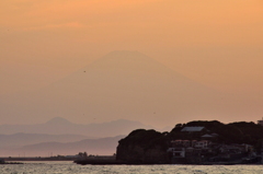 富士の霞み