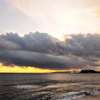 早春の夕暮れ