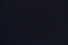 星空に求愛の光