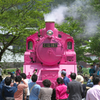 若桜鉄道にピンク色ＳＬ在り