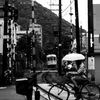 雨の通学
