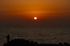 小春日和の夕暮れ