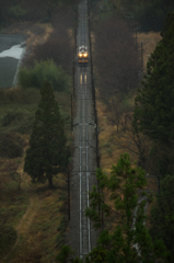 雨上がりの直線