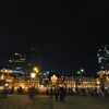 東京駅のある夜景
